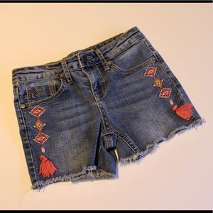 Girl’s Embroidered Shorts